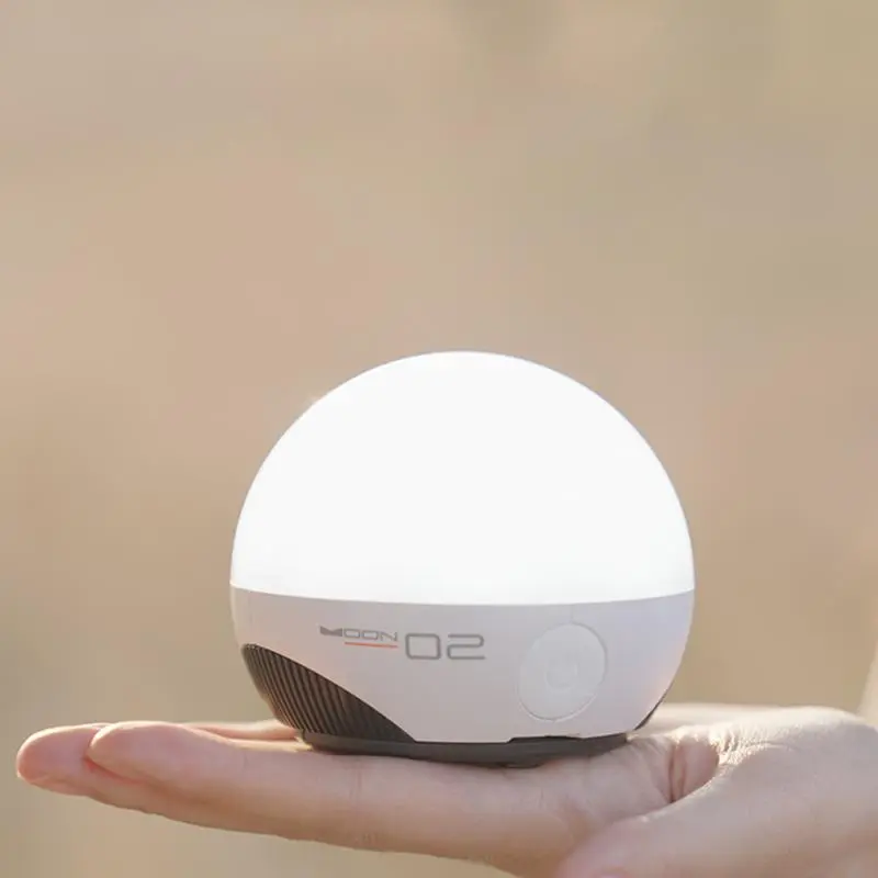 Portable Moon Shaped Night Light, Rechargeable Touch Control LED Night Light, Outdoor Waterproof Emergency Reverse Charging Light for Bedroom