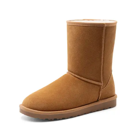 BRUNO MARC Men's Fashion Suede Chukka Boots - Men's Footwear, Cold Weather Gear, Black Shoes, Suede Upper, Insulated Faux-Fur Lining, Lace-Up, Low Heel, Outdoor-Ready Sole, Closed Casual Winter Walking Shoes