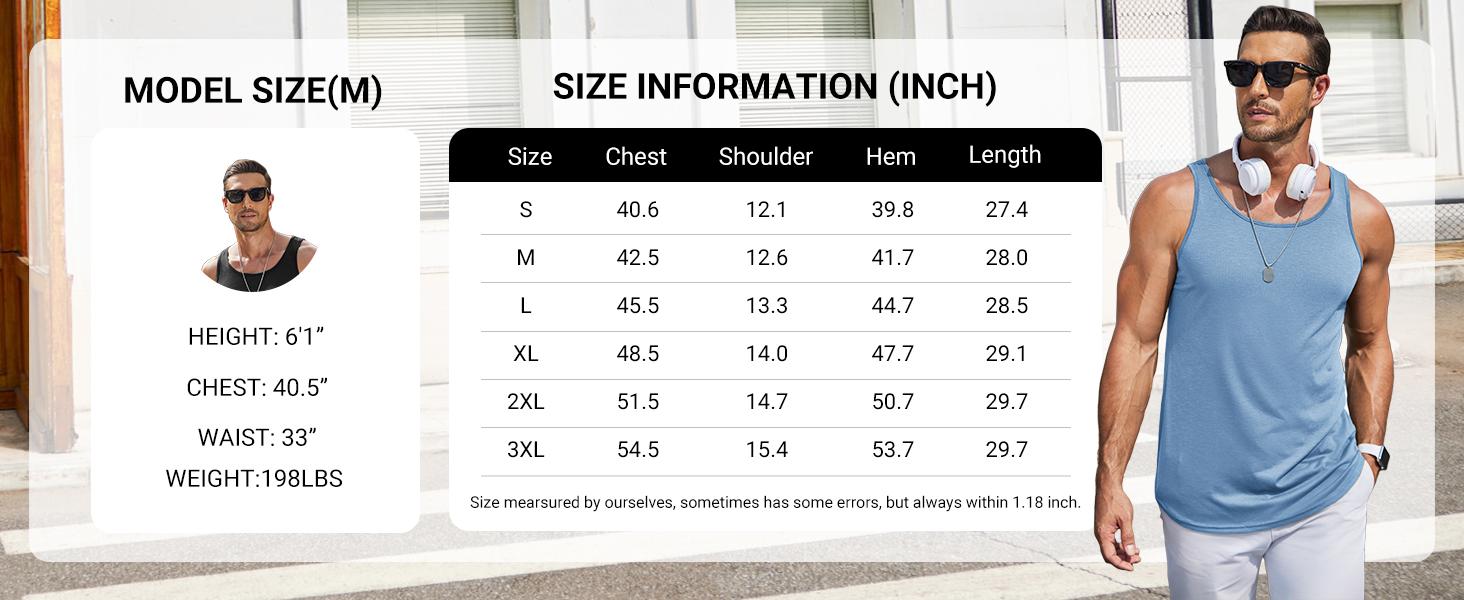 COOFANDY Men's Workout Tank Tops 2 Pack Gym Muscle Sleeveless Shirt Casual Stringer Athletic Tee Shirts Summer