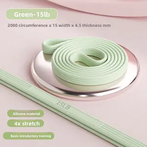 Resistance Band Silicone High Elastic, Yoga Fitness Strength Exercise Pull-up Full Body Exercise Assisted Elastic Band Training Stretch Rope