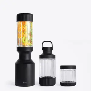 Beast Mighty 850 | Premium Compact Personal Blender | Smoothies, Shakes, Sauces | Blends Ice + Frozen Fruit | Includes Extra Vessels, Lids and Straws