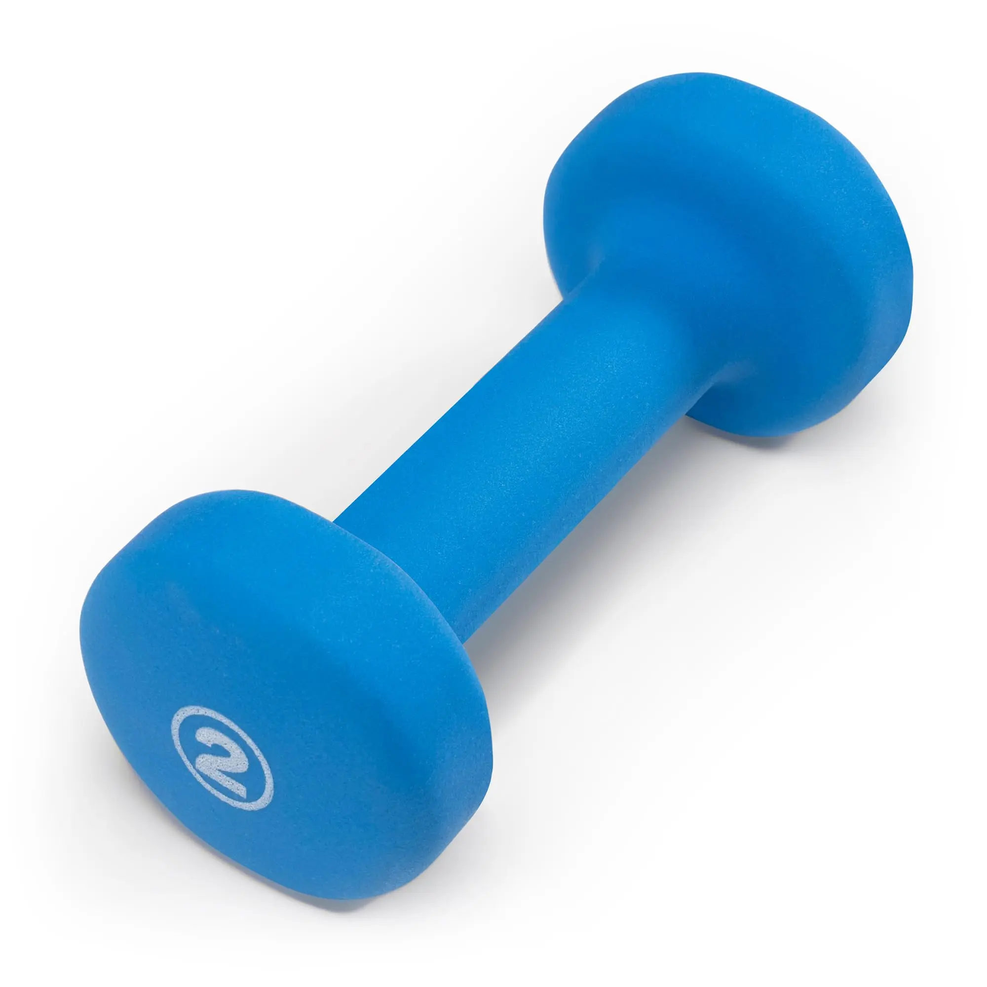 Marcy Azure Neoprene Dumbbell - 2lb Single Nonslip Coated Weight, Textured Handle for Precise Grip, Home Workout Weight Training Gear, Arm Exercise Equipment, Nonslip Coated Weights