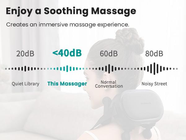 Nekteck Cordless Neck Massager with Heat, Shiatsu Back and Shoulder Massager, Deep Tissue 6D Kneading Massage Pillow for Neck and Back Pain Relief