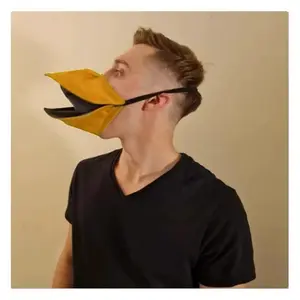 Creative Duckbill Mask Crow 3D Stereo New High-Value Funny Prank Unisex Autumn Winter Mask