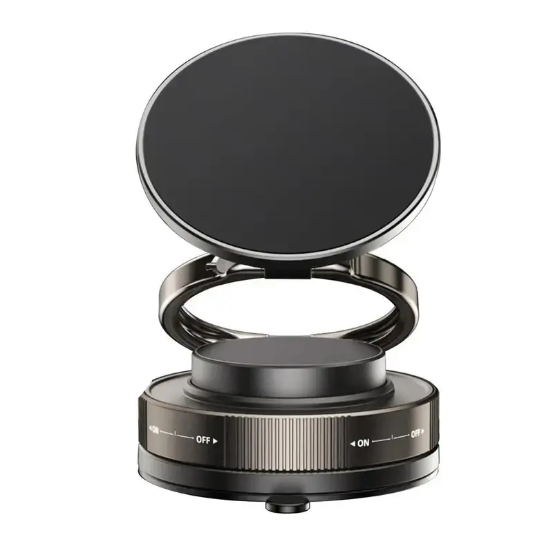 360° Adjustable Vacuum Magnetic Phone Holder, Hands-Free Installation, Suction Cup Phone Mount for Magsafe, Portable Cell Phone Holder for Car/Makeup/Gym/Mirror, Fit for All iphone iphone 11 and above
