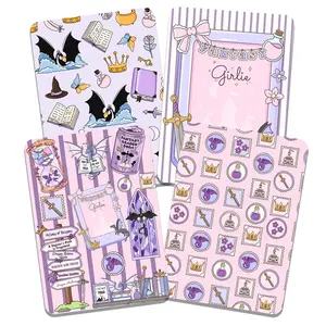 Purple Romantasy Kindle Clear Case Insert Set of 4 Decorative