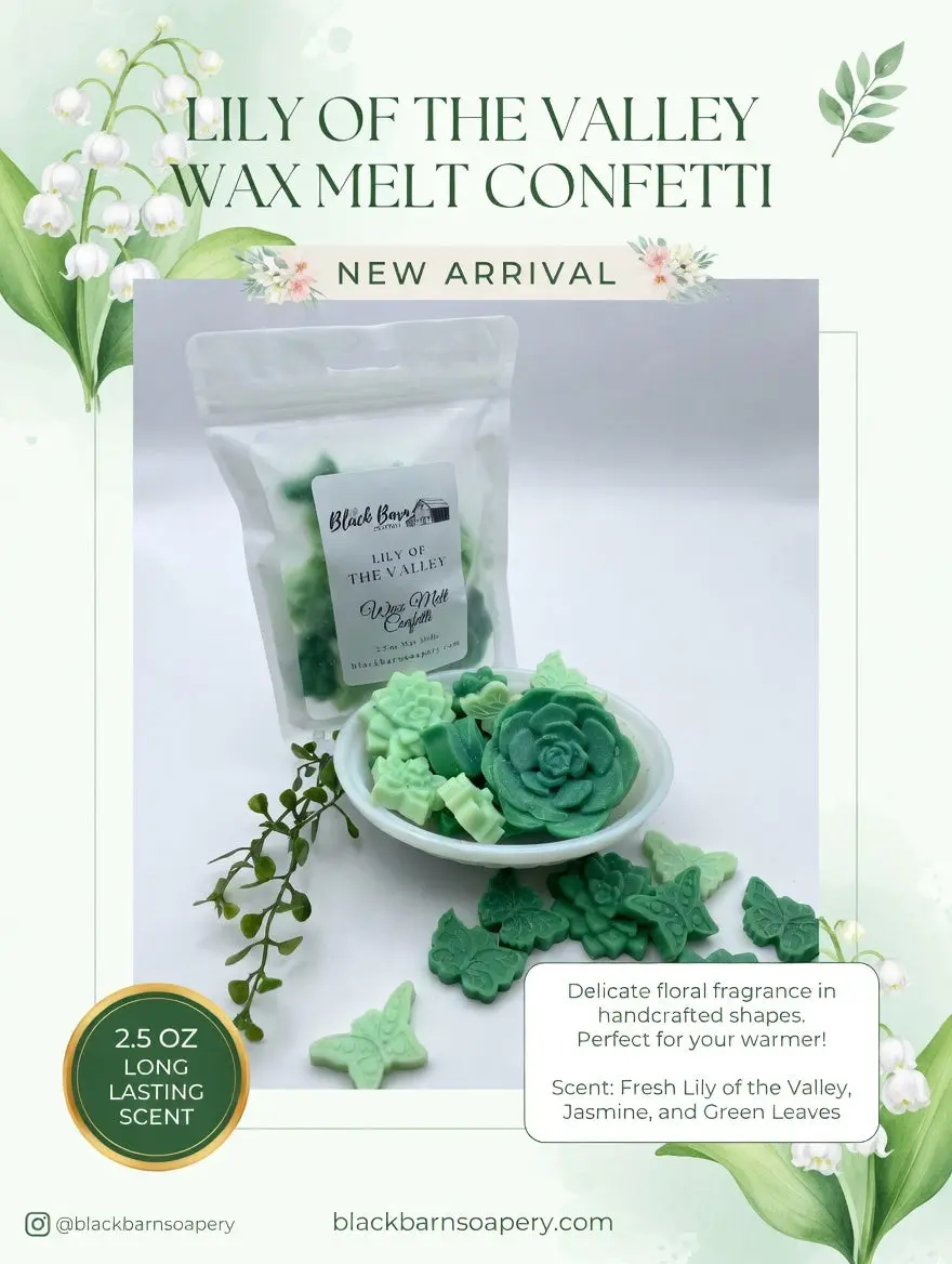 Lily of the Valley -  Artisan Wax Melt Confetti