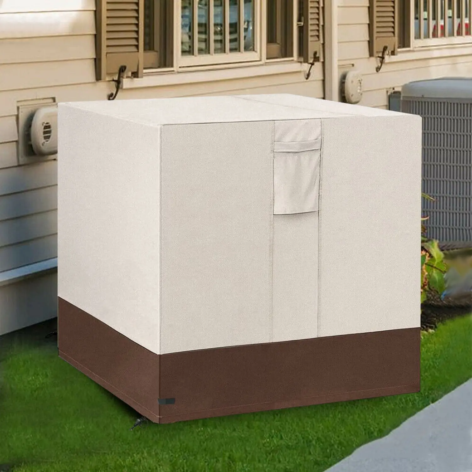 34" Air Conditioner Cover - Winter Full AC Defender, HOMEYA Squire Central Air Conditioner AC Cover for Outdoor Unit Waterproof Protect