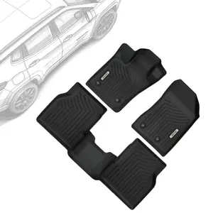 OEDRO Floor Mats Fit for 2017-2025 Jeep Compass with Passenger Side w/ 2 Floor Mat, 1st and 2nd Row