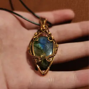 Copper Labradorite - Unique Geometric Shape with Rich Copper Color and Durable Finish