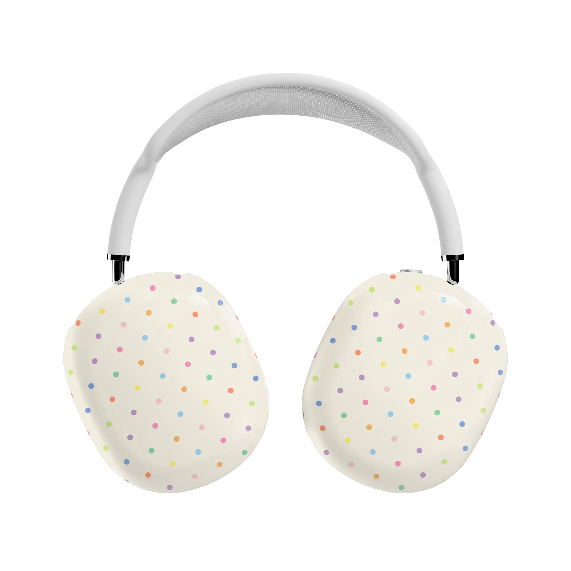 Casely AirPods Max Case | Snap-On Hard Shell Covers | On the Dot | Rainbow Polka Dot