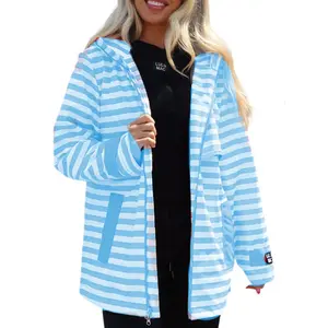 Lulu Mac Striped Rain Jacket