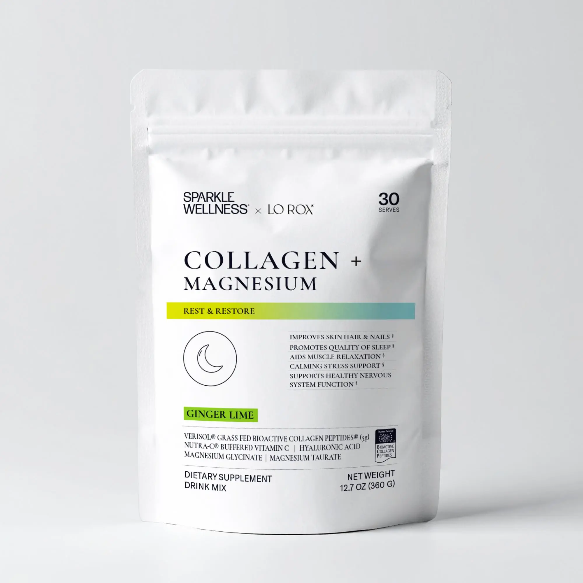 Collagen-Magnesium Beauty Supplement Powder, Supportive for Hair, Nail Health & Wellness Needs Healthcare Edible