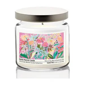 Courtside Market Allow Yourself To Glow CandleGlass Jar 16 oz