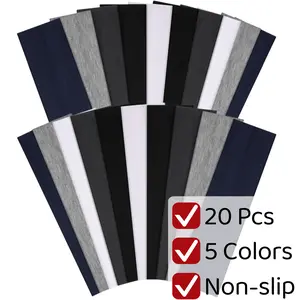 20pcs Non-Slip for Sports Headbands for Women And Men, 5-Color Fashion Headbands for Sports, Running, Yoga, Cycling, Gym Workouts And Summer Outdoor Activities