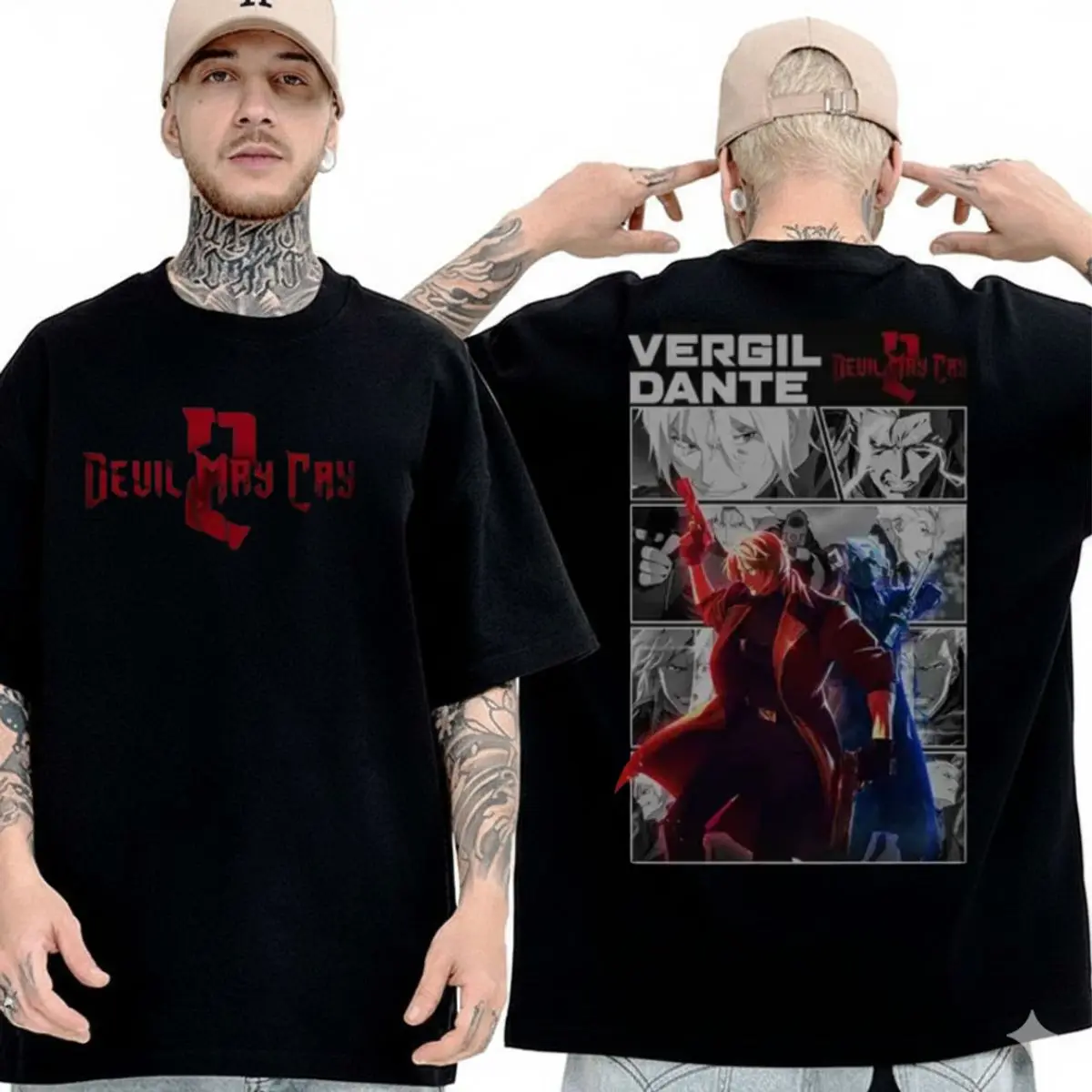 Devil May Cry Season 2 Shirt, Dante And Vergil Characyter Anime Sweatshirt, Devil May Cry Hoodie For Fan, Unisex Sweater Pullover Tee