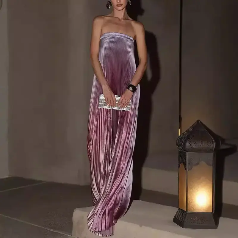 strapless open back dress Sexy Pleated One Shoulder Tube Top Lace Cake Mini 17th Birthday Homeco –  PreppyDress main image 0