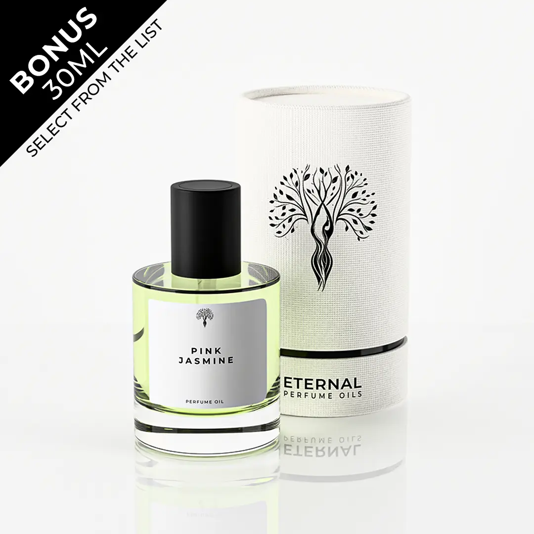 Eternal Perfume Oils – Pink Jasmine Perfume Oil for Women, 50ml with Bonus 30ml Bottle of Your Choice Eternal Perfume Oils – Pink Jasmine Perfume Oil for Women, 50ml with Bonus 30ml Bottle of Your Choice