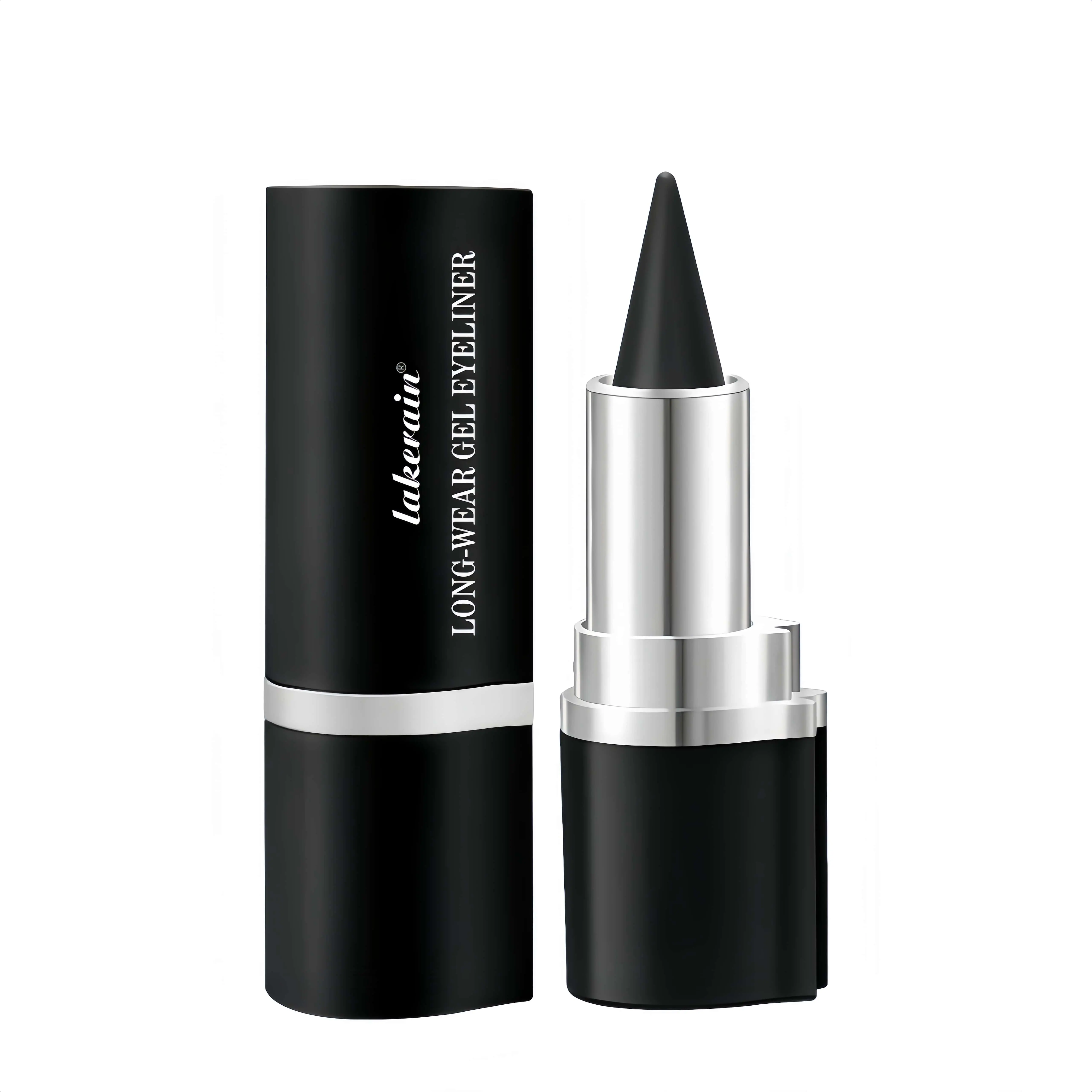 Quick Drying Gel Eyeliner All-in-1 Makeup Gift Set - Waterproof, Smudgeproof Black Liquid Eyeliner Pen, Cat Eye Stencil, Smoky Eyeshadow Palette, Sweatproof Matte Flawless for Girls