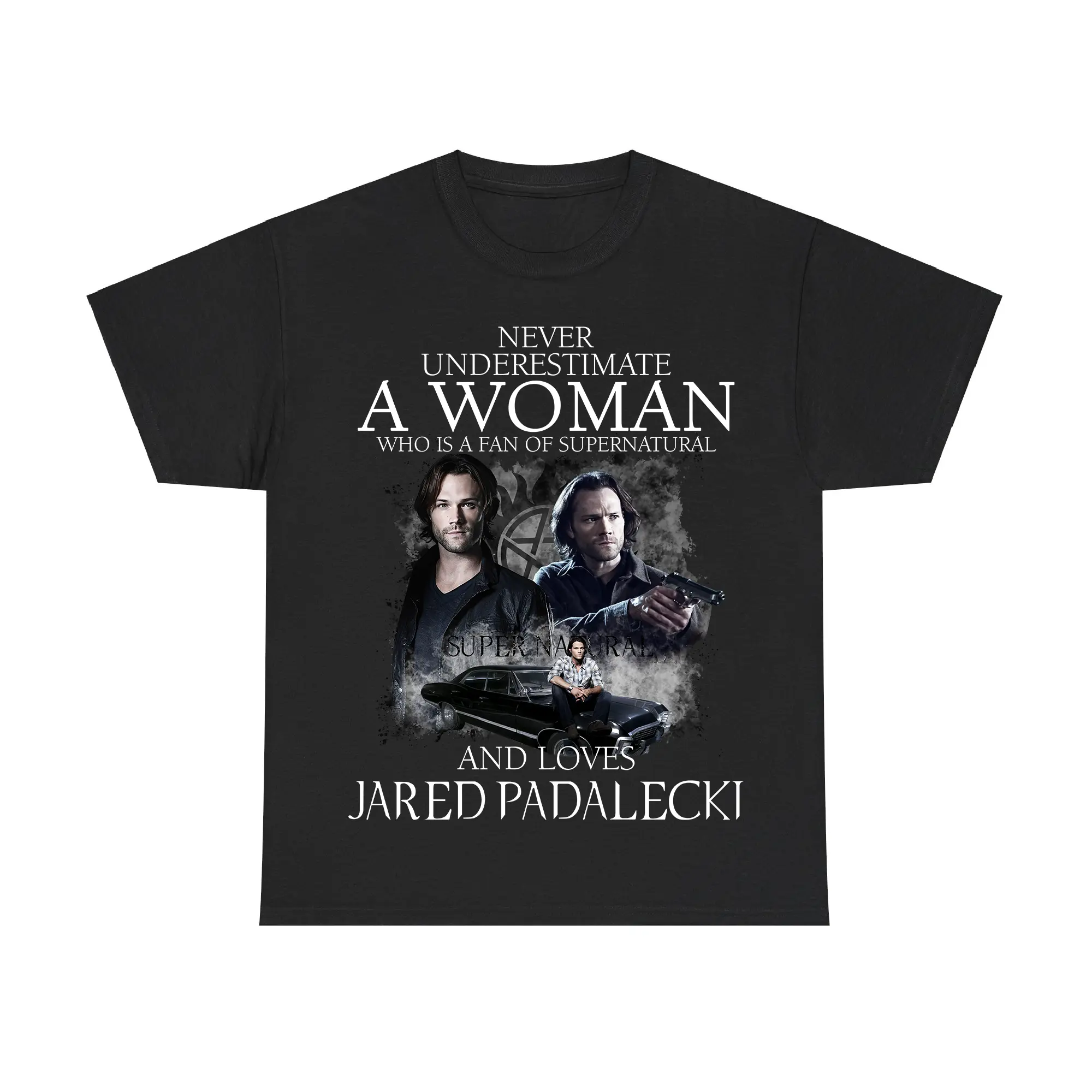 Sam Supernatural Shirt, Never Underestimate A Woman Who Is A Fan Of Supernatural And Loves Jared Padalecki Winchester Brothers Shirt