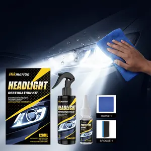 Auatoeologix  Automotive Headlamp Restoration Fluid, oxidized and yellowed automotive headlamps, blurring enhanced crystalline coating refurbisher