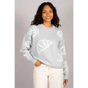 Susan Croissant Crewneck Sweater