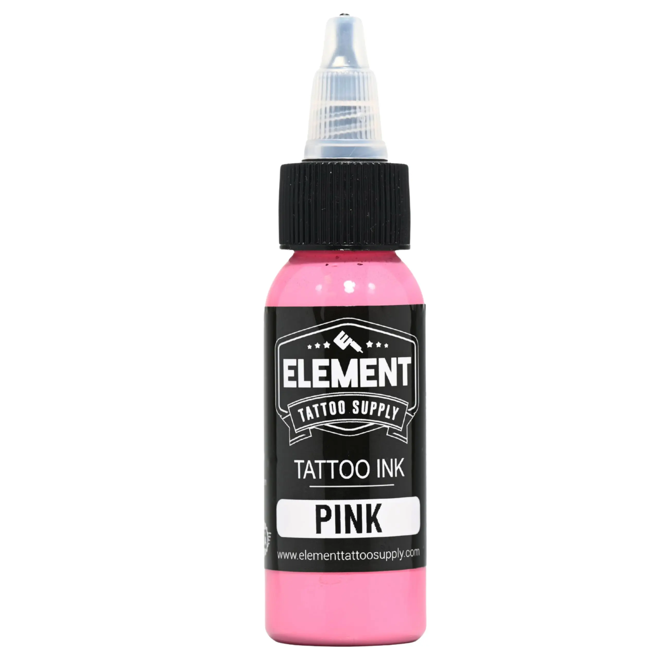Element Tattoo Supply Pink Tattoo Ink 1oz Bottle Vegan Professional Grade for Shading Lining in USA