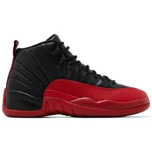 Jordan 12 Retro "Flu Game" (2025) Red Black Fashion Sneakers