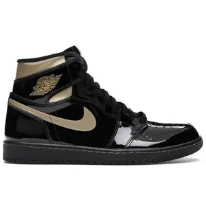 Jordan Men's 1 Retro High Black Metallic Gold (2020) Basketball Shoes, from StockX