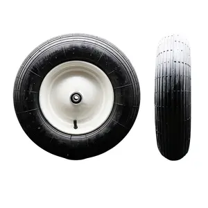 Service Caster SCC-FPB480-8C-3-6HL-SPACERS-58 Replacement Wheelbarrow Tire Wheel for 3 to 6 in. Hub Length Included - 300 lbs Capacity