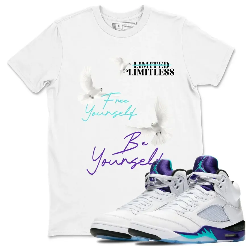 Shirt Match Jordan 5 Grape Sneaker, AJ 5 Grape Youth and Adult T-shirt, Gildan 5000 Shirt, Comfortable Everyday Wear