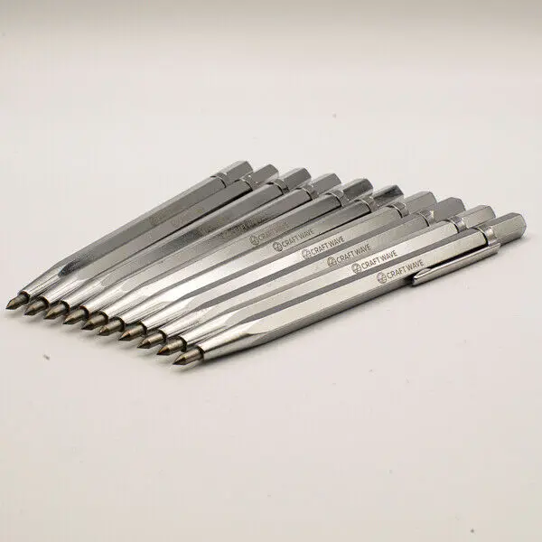 Carbide Scribe Marking Etching Measuring Tool on Metal Glass