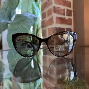 Pre-owned VERSACE MOD 4348 Brown Tortoise Acetate Oversized Sunglasses