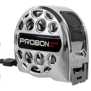 Tape Measure, 25ft Stainless Steel Tape Measure, ABS Double Sided Printing Waterproof Portable Retractable Ruler, Measuring Tools, Probon, Durable Engraved Tape Measure