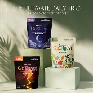 NESTRIENT Ultimate Trio Bundle | Full 24/7 Wellness Support | Sleep, Digest & Beast Performance Gummies | Complete Daily Health Ritual | Total Body Transformation