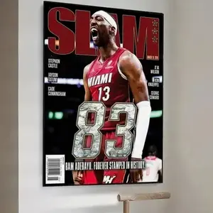 Bam Adebayo Miami Heat On 261 Cover Magazine Print Poster- Unframe
