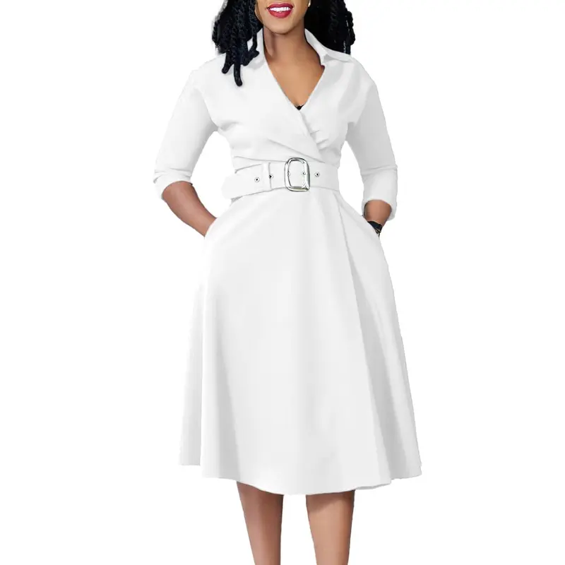 3/4 sleeve dresses for wedding guest - TikTok Shop
