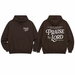 2-Sided Design Praise the Lord Jesus Hoodie Hoodie Christian Hoodie Jesus Sweatshirt Christian Sweatshirt Bible Verse Christian Apparel Christian Merch - Unisex Style