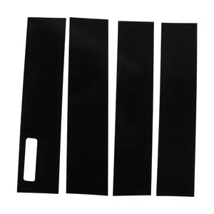 Door Pillar Window Trim - Car Front Left Right Side Anti Scratch Sticker Pillar Posts Door Outer Cover - for Ford F-150 15-21 Plastic - 4pcs