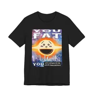 Chiikawa Usagi FAT-F*CK Cute Graphic Tee Cotton Shortsleeve