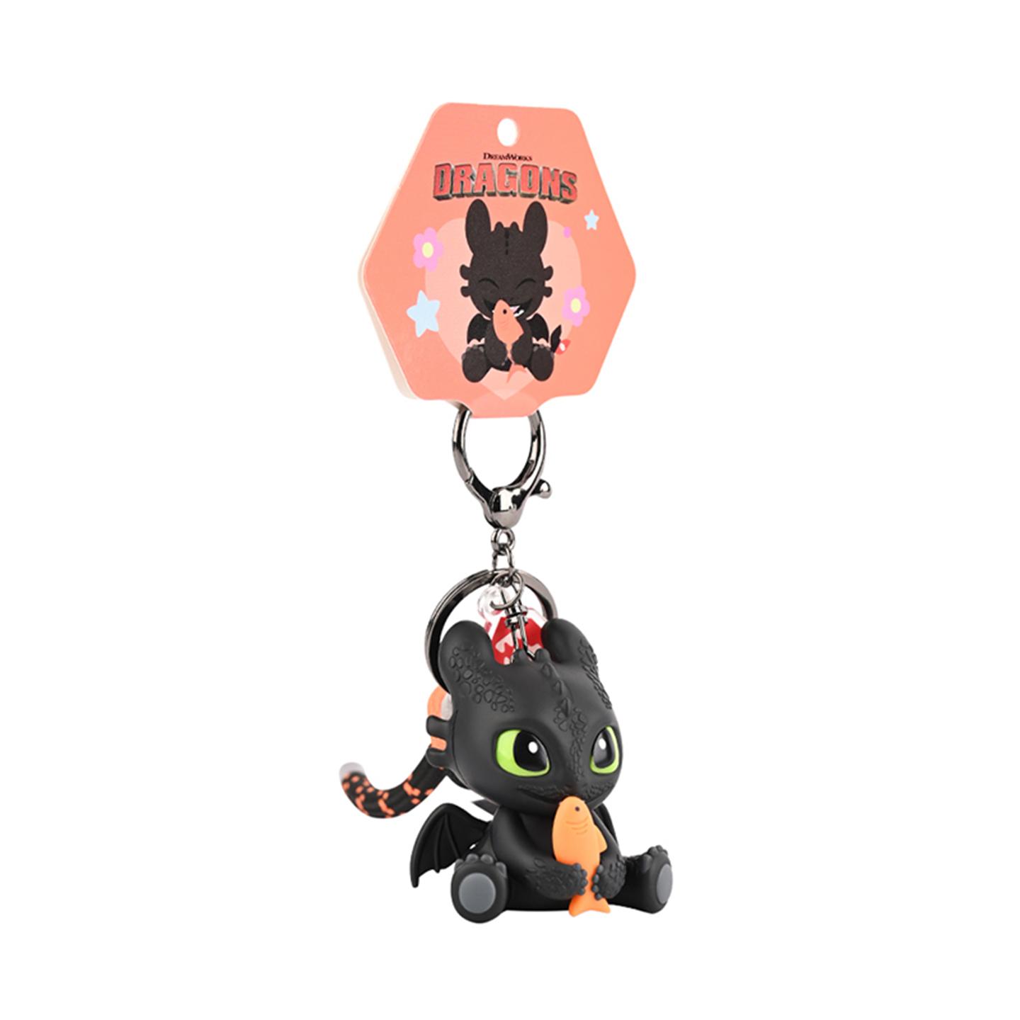 Miniso x How to Train Your Dragon Kawaii 3D Resin Animal Mascot Keychain, Toothless Bag Charm for Backpacks and Purses, Kawaii Accessories, Backpack Accessories, 3D Resin Keychains, Animal Mascot Keychains, Back To School