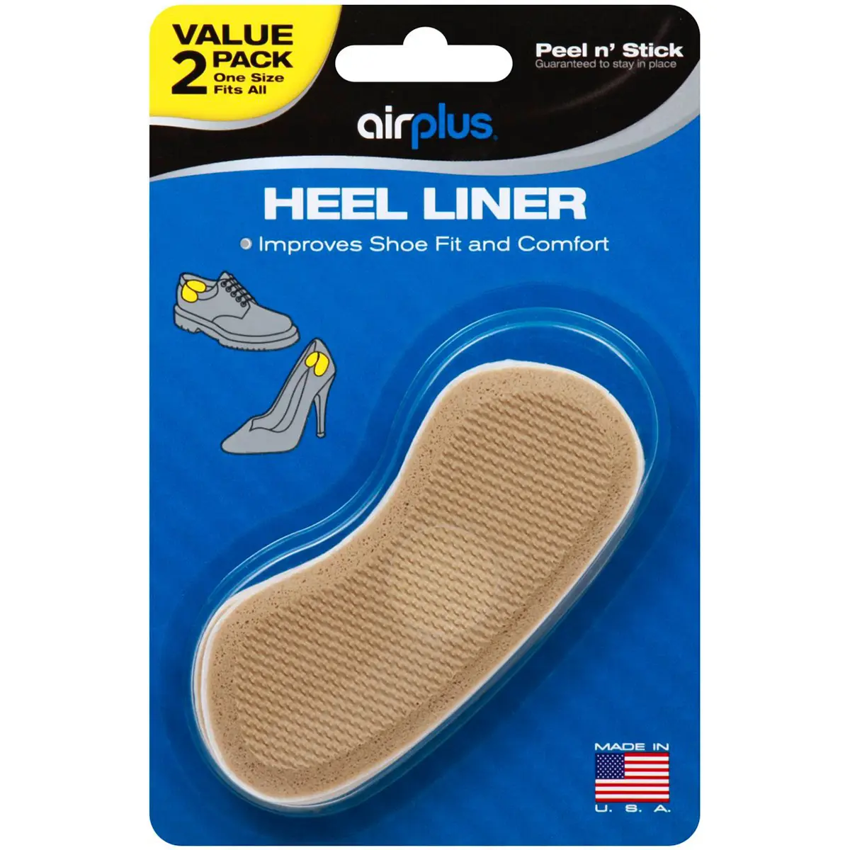 Airplus Peel n' Stick Comfort Heel Liners
