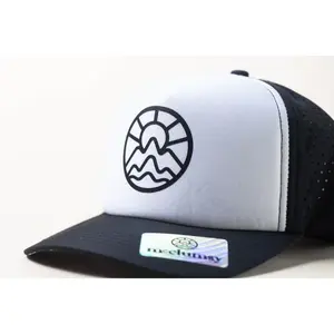 Trucker Hat Foam McClumsy Logo - Black & White