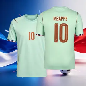 2026 France National Home And Away 10# Mbappé Dembele Short And Long Sleeve Soccer Jersey Fans Version Breathable