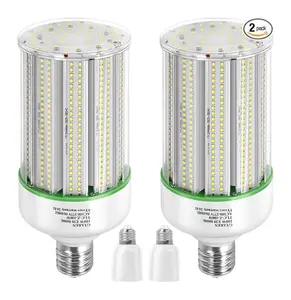 GTAREN 2-Pack 100W LED Corn Bulbs,5000K,AC110-277V,14000lm,E26/E39 Base,LED Replacement Metal Halide HID CFL for Commercial Industrial Lighting Warehouse High Bay Light Fixture Garage Workshop