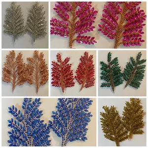 3d Rhinestone Applique Embellishment/ Hair Piece/ Comes In Pairs