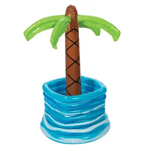 2 Ft. x 4 Ft. Inflatable Vinyl Palm Tree in Pool Tropical Cooler