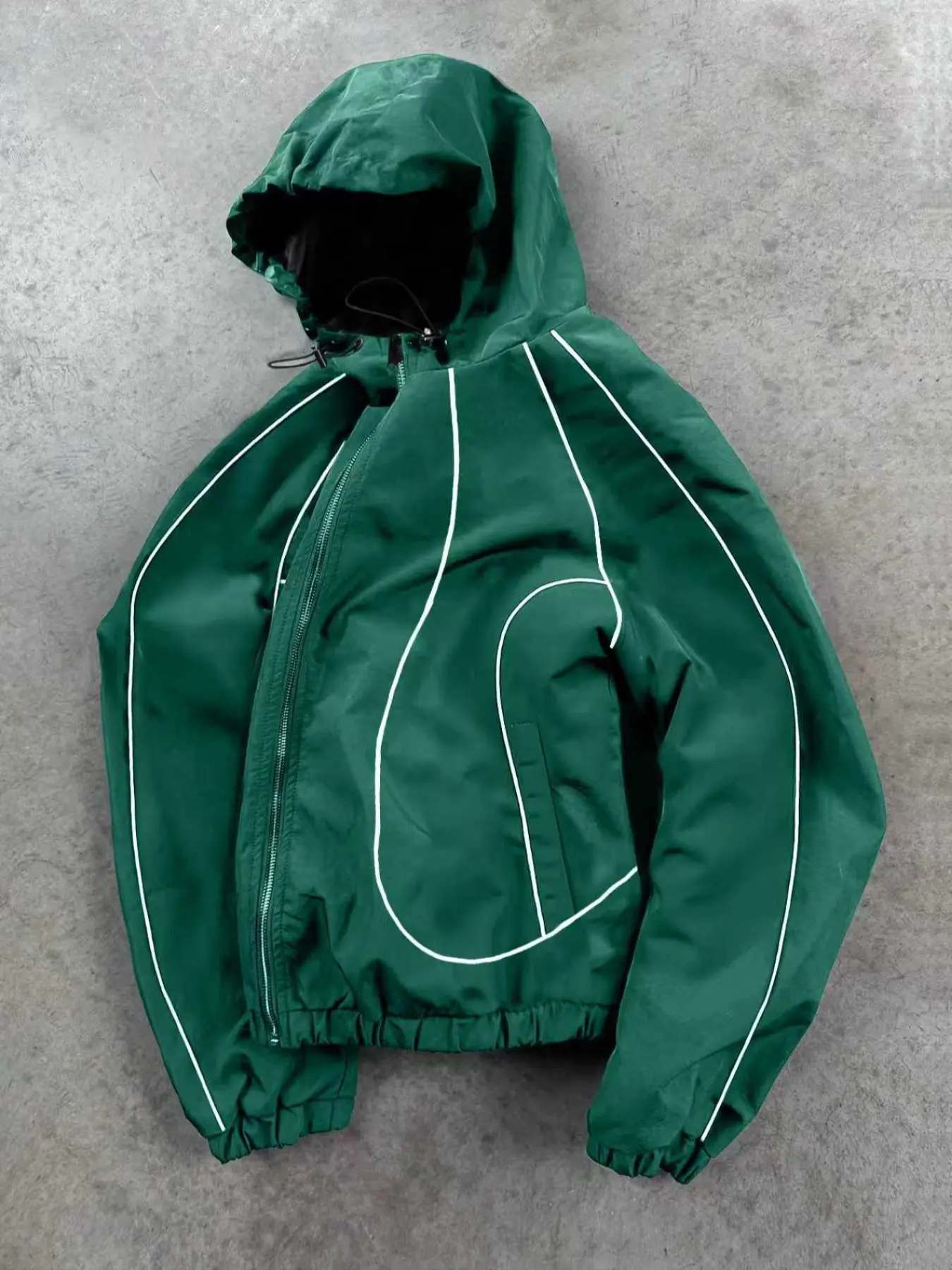 Men's Windproof Waterproof Jacket, Breathable Outdoor Hiking Coat, Foldable Hat Design, Lightweight Durable, All-Weather Use, Outdoor Sports Jacket, Sports Hooded Jacket, Hooded Athletic Coat