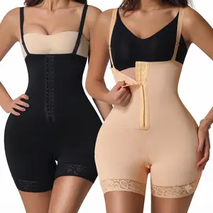 Colombianas Shapewear 360° Sculpting Compression Garment for Women Tummy Control Post Surgery Full Shaper Butt Lifter with Zipper Crotch curves he faja body casual comfy buttlift e Outdoorfun Highwaist Girdle corset body shapewear faja fajas body shaper B