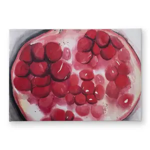 360 stand CODM1724VS3UVW Polyester Loop Door Mat, 17x24 in. Pomegranate Red Open Design, Decorative Rugs, Indoor-Outdoor Soft Floor Mat, Lightweight Textile Home Soft Furnishing for Entryway Enhancement, Indoor Outdoor Rug, Lightweight Rug